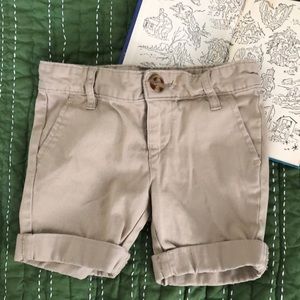 Old Navy tan shorts with stretch unisex 5T